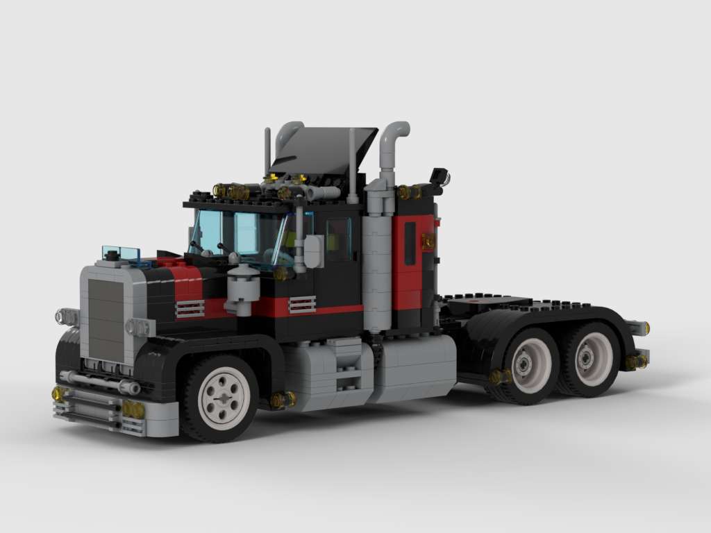 Yellow CAT with Full Fenders &amp; Round Nose