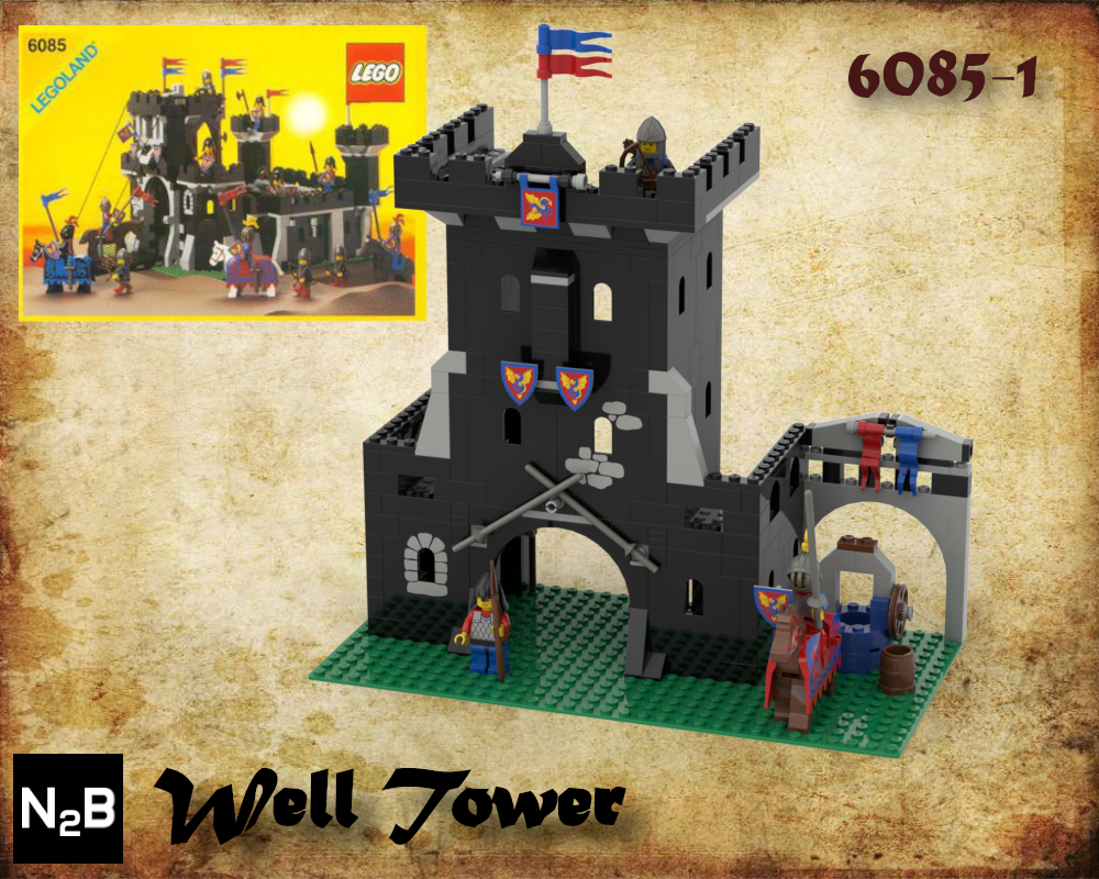 Well Tower - Alternate build 1 Lego 6085