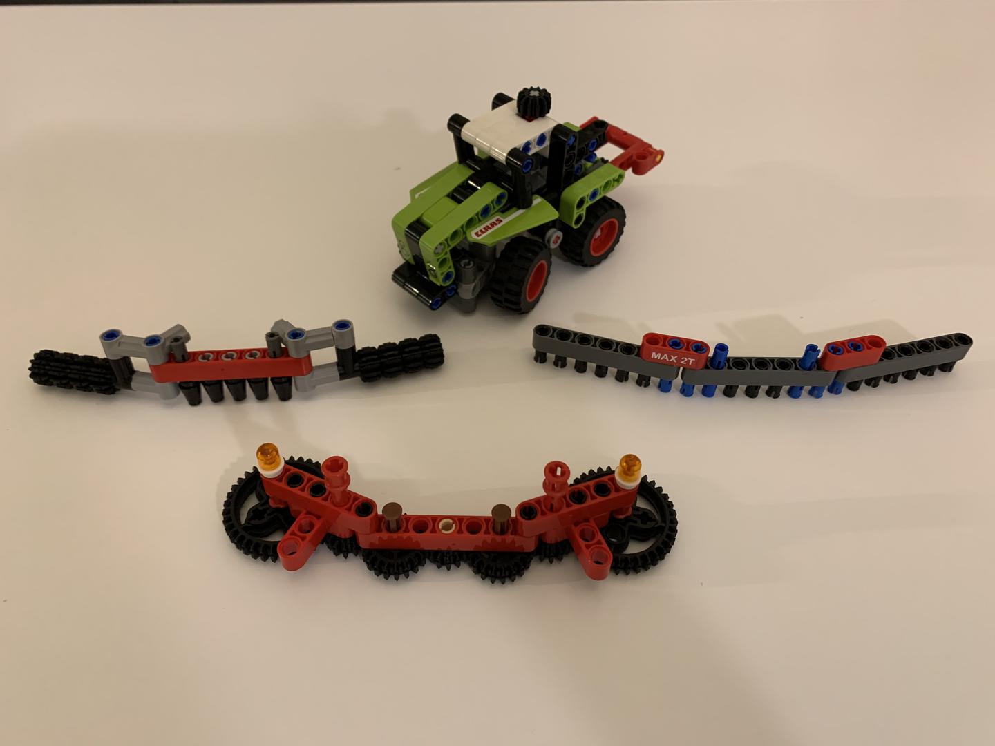 Sower, Mower and Cultivator for Lego Mini Claas Xerion (42102)