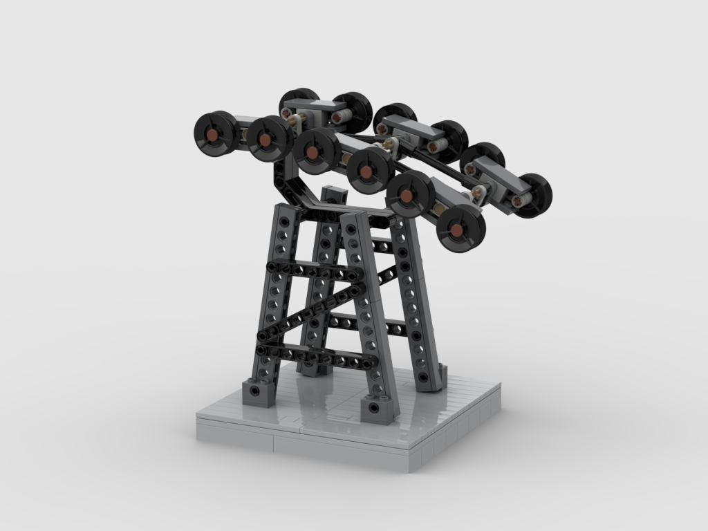 chairlift tower down