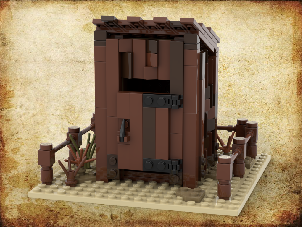 Wild West outhouse
