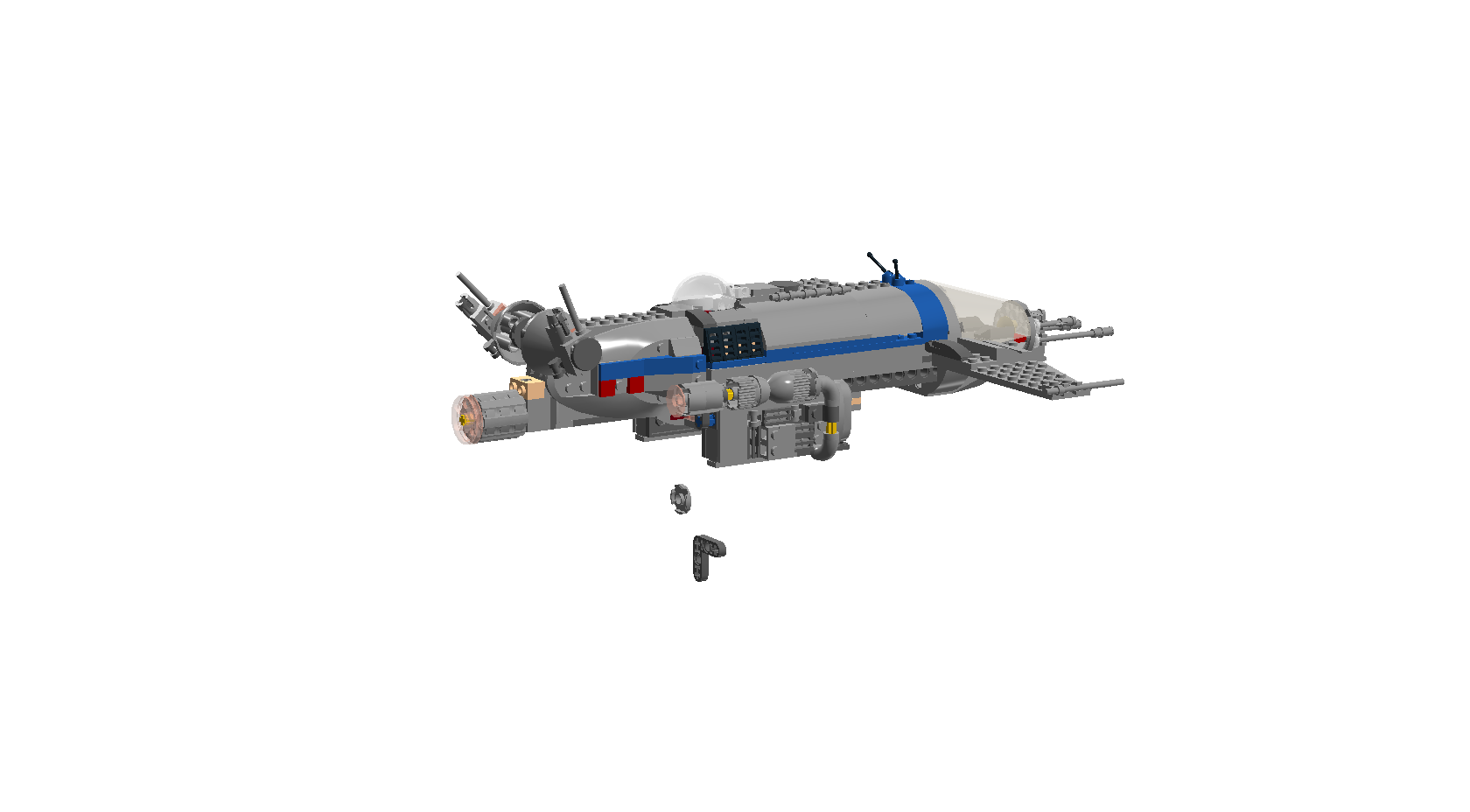 75188 Resistance bomber, Attack mode! alternate build