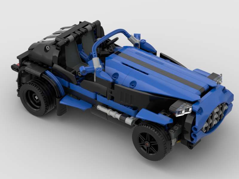 42123 - Blue Bird Car