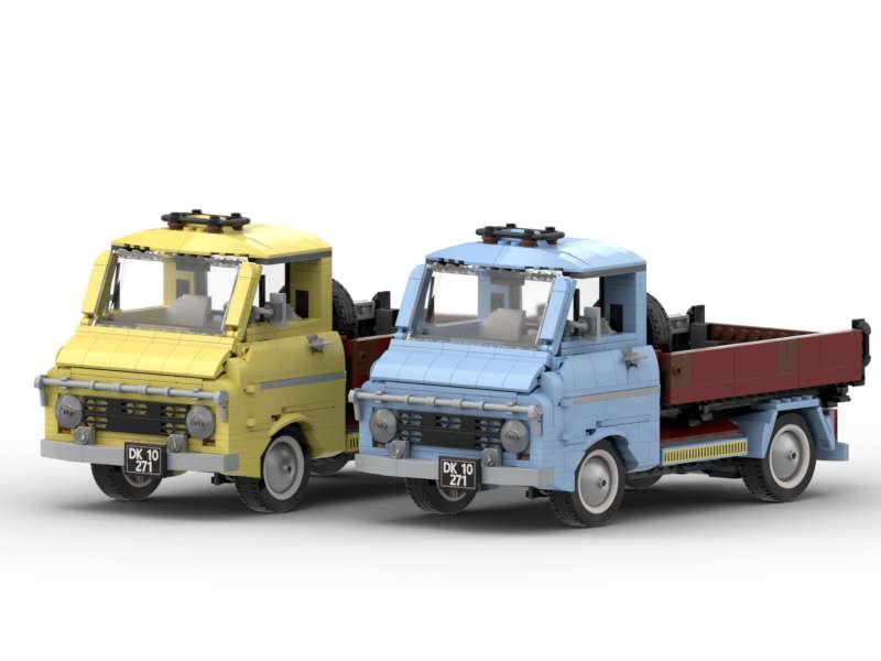 lego 10271 B Model Škoda 1203 Yeelow