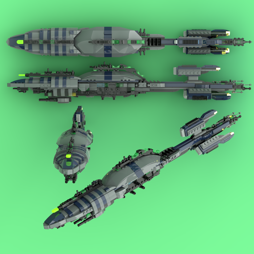 CIS Recusant Light Destroyer 1 : 2300 Scale