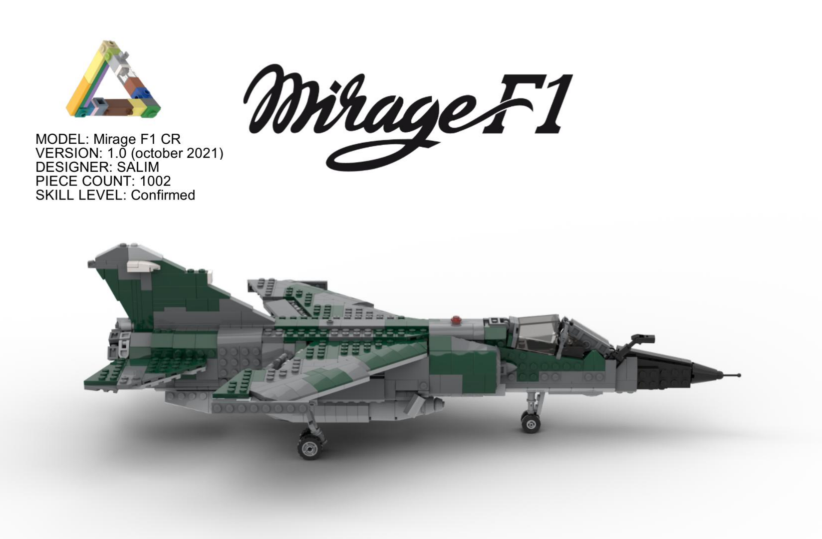 Dassault Mirage F1 CR LEGO