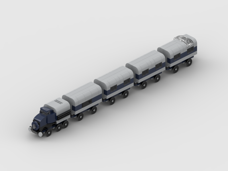 Passenger Train for wooden track