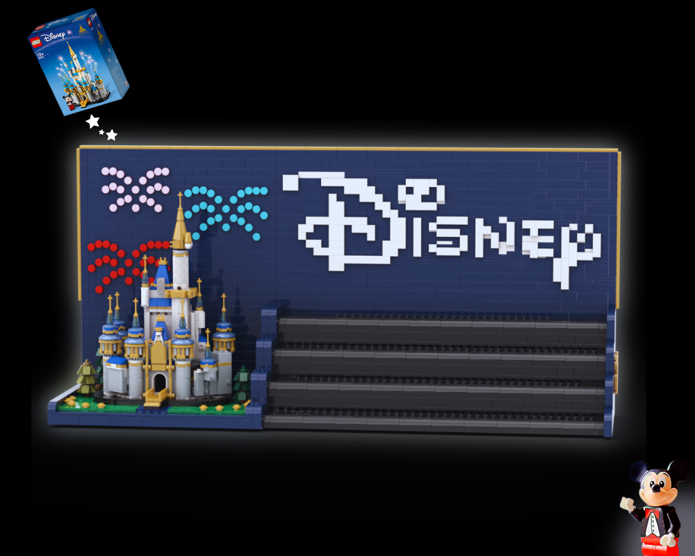 Cinderella Castle - Collectible Minifigures Display Stand