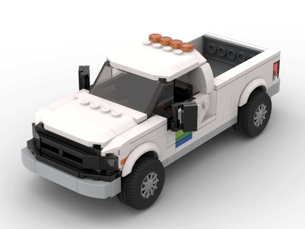 City Services - Work Truck - 8 Stud Speed Champions (MOC-88678) - LEGO ...