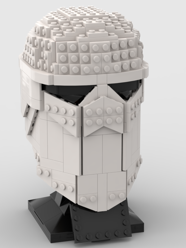 Snow trooper Helmet (MOC-88890) - LEGO MOC | MOC Tracker