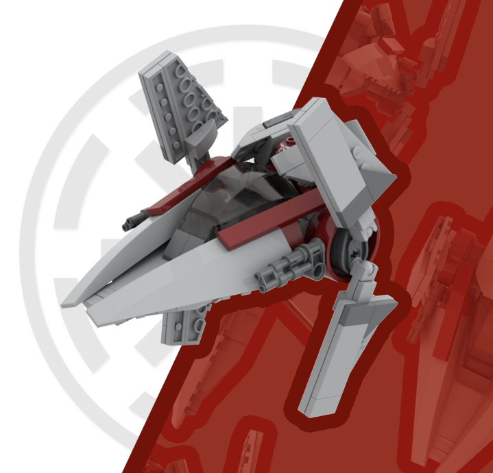 V-Wing Starfighter; Minifig (1/45) Scale