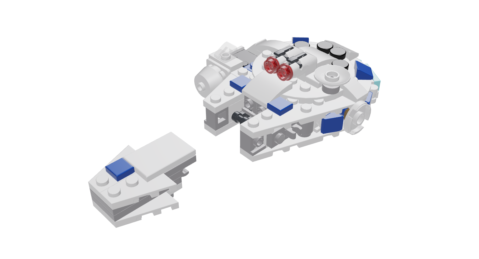 Kessel Run Millennium Falcon Microfighter