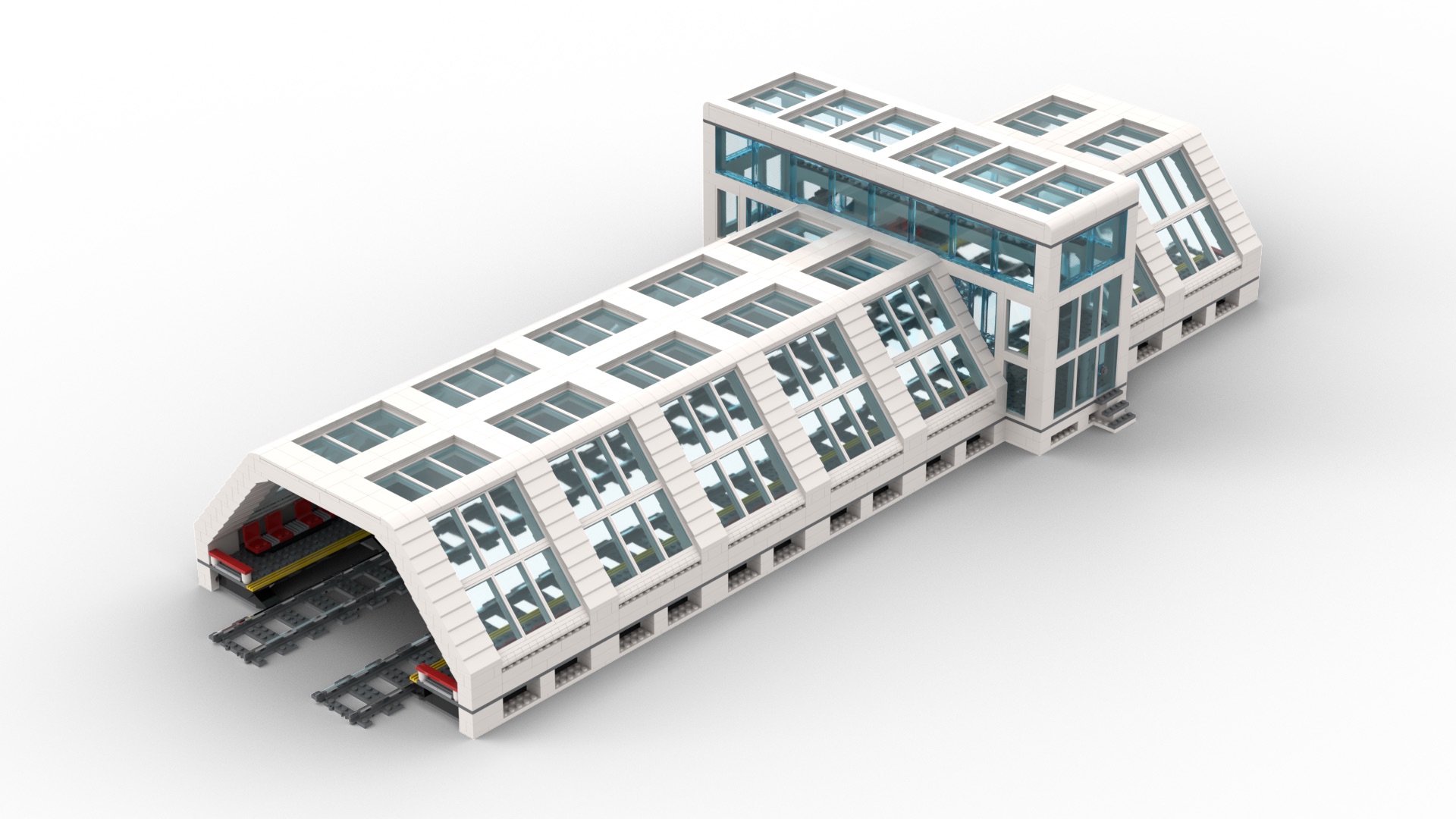 Modern Train Station