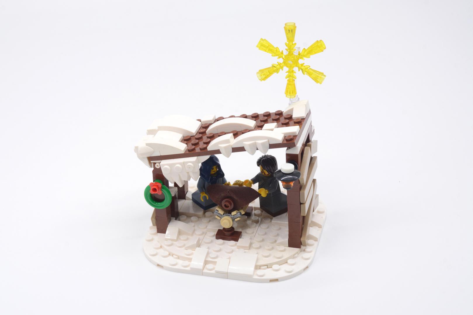 Winter Village Nativity Scene