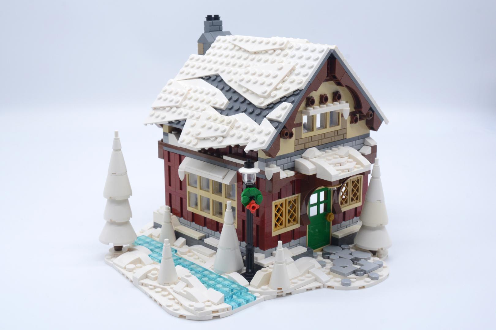 Winter Village Snowy Cabin