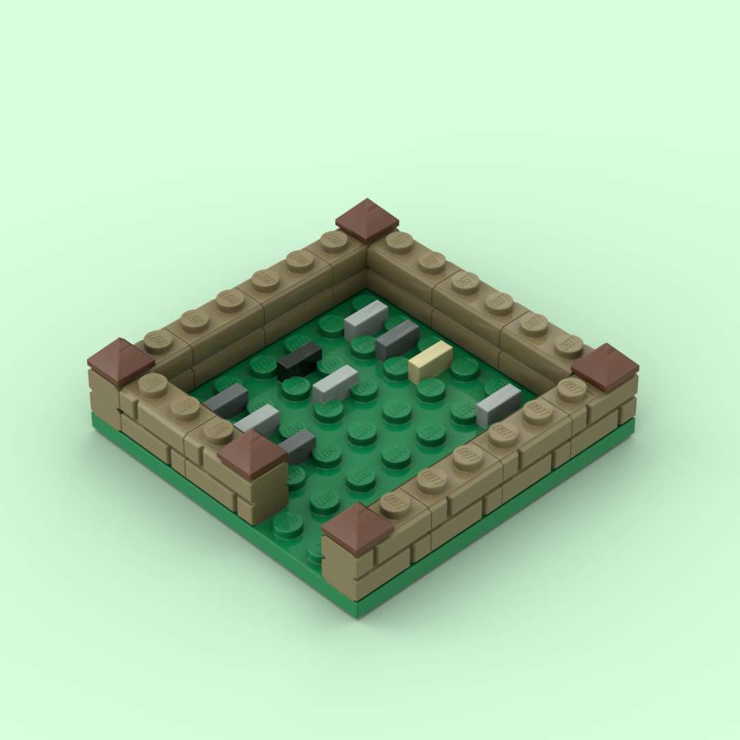 Micro cimetiere graveyard