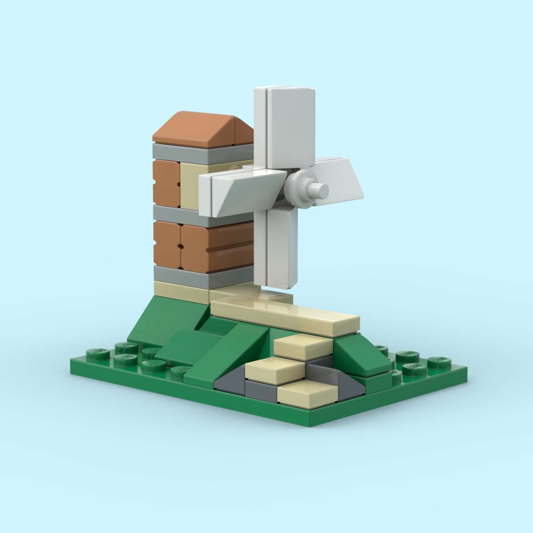 Micro Moulin a vent Windmill