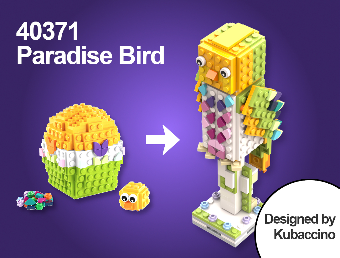 40371 Paradise Bird - BrickPet