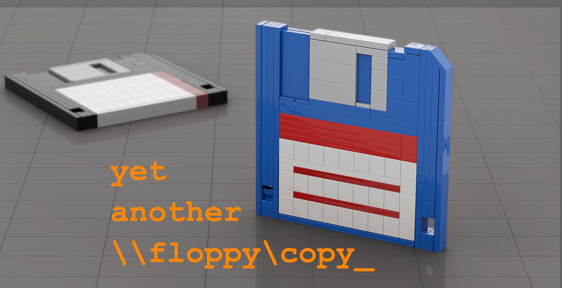 retro 3.5" Floppy Disc 1,44 MB scale almost (1:1) (aka The Save Icon today)
