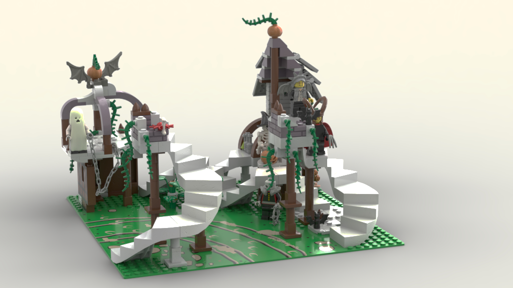 Halloween Creepy stairs