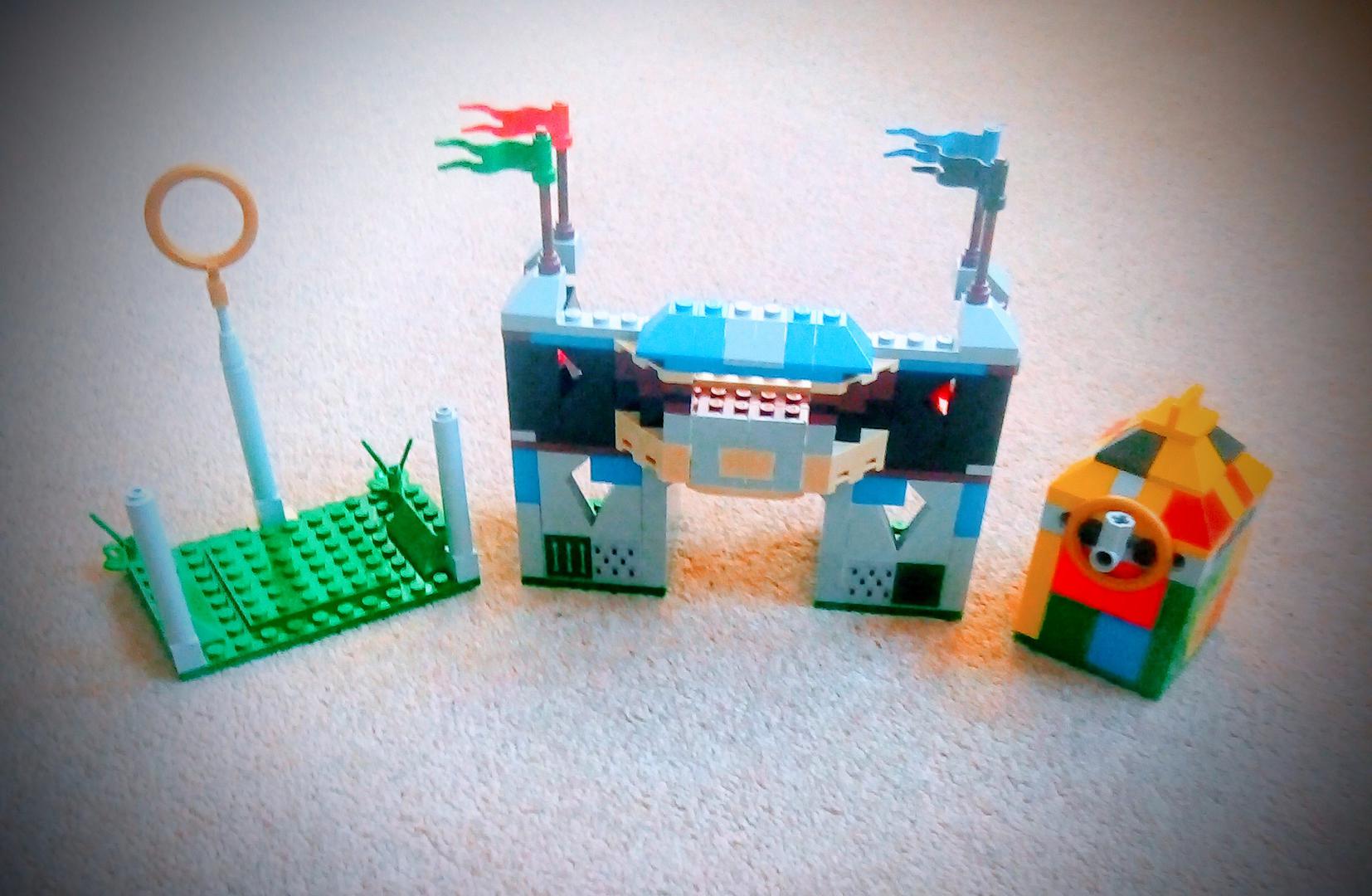 Medieval Castle with Clock Tower alternate build