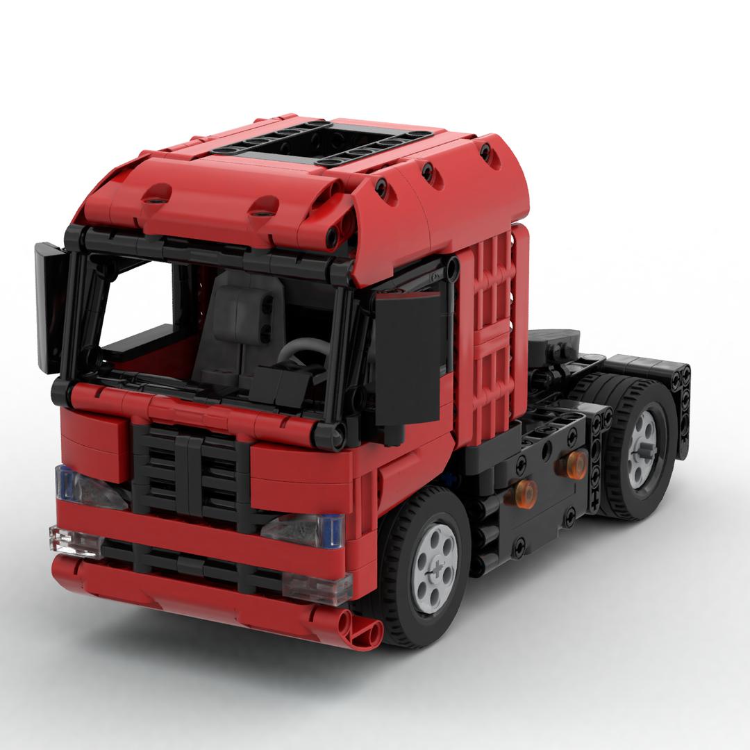 Mini RC European Semi Tractor - Technic Cab &amp; PF version