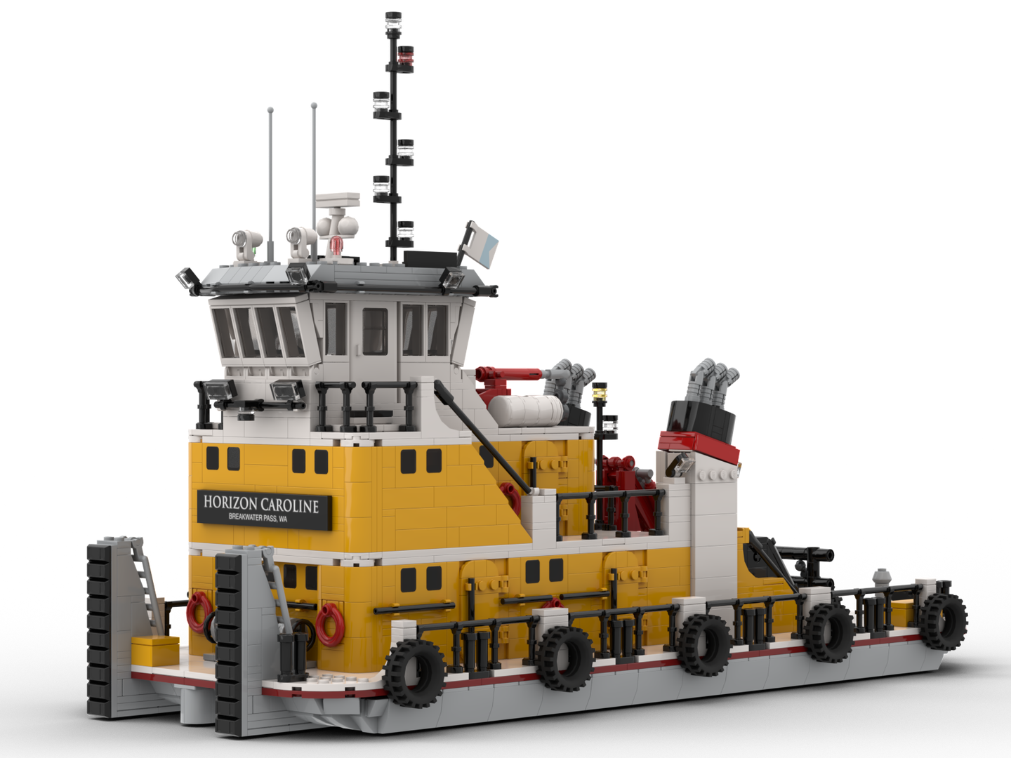 Pusher Barge Tug