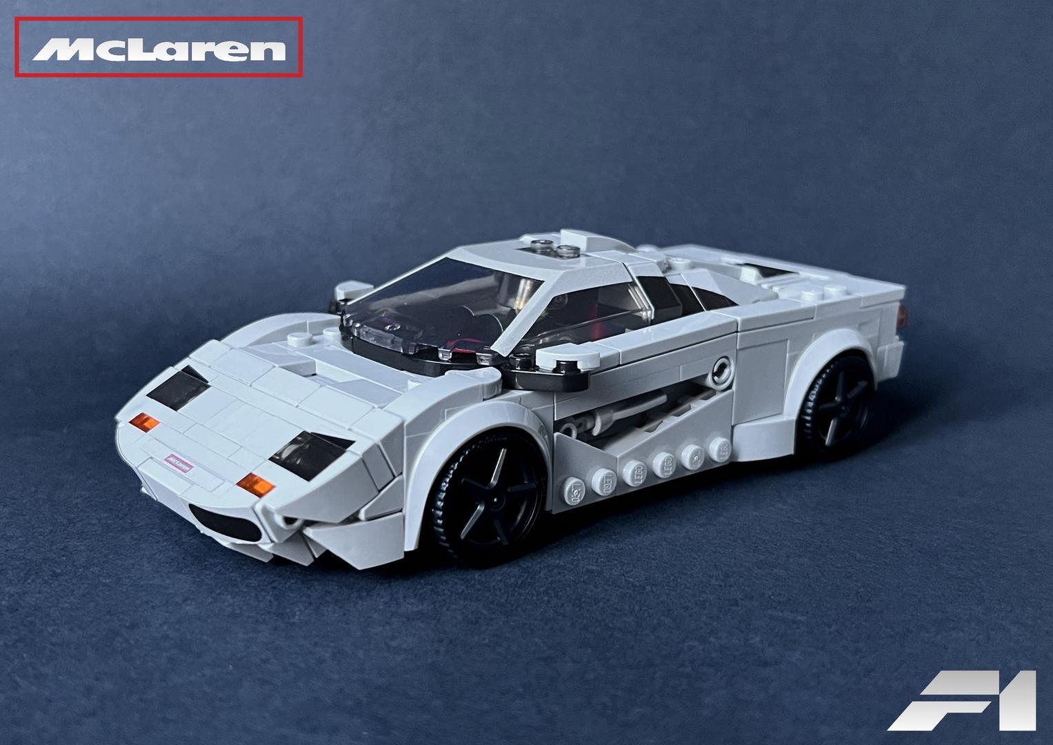 McLaren F1 - Speed Champions 8 Studs wide