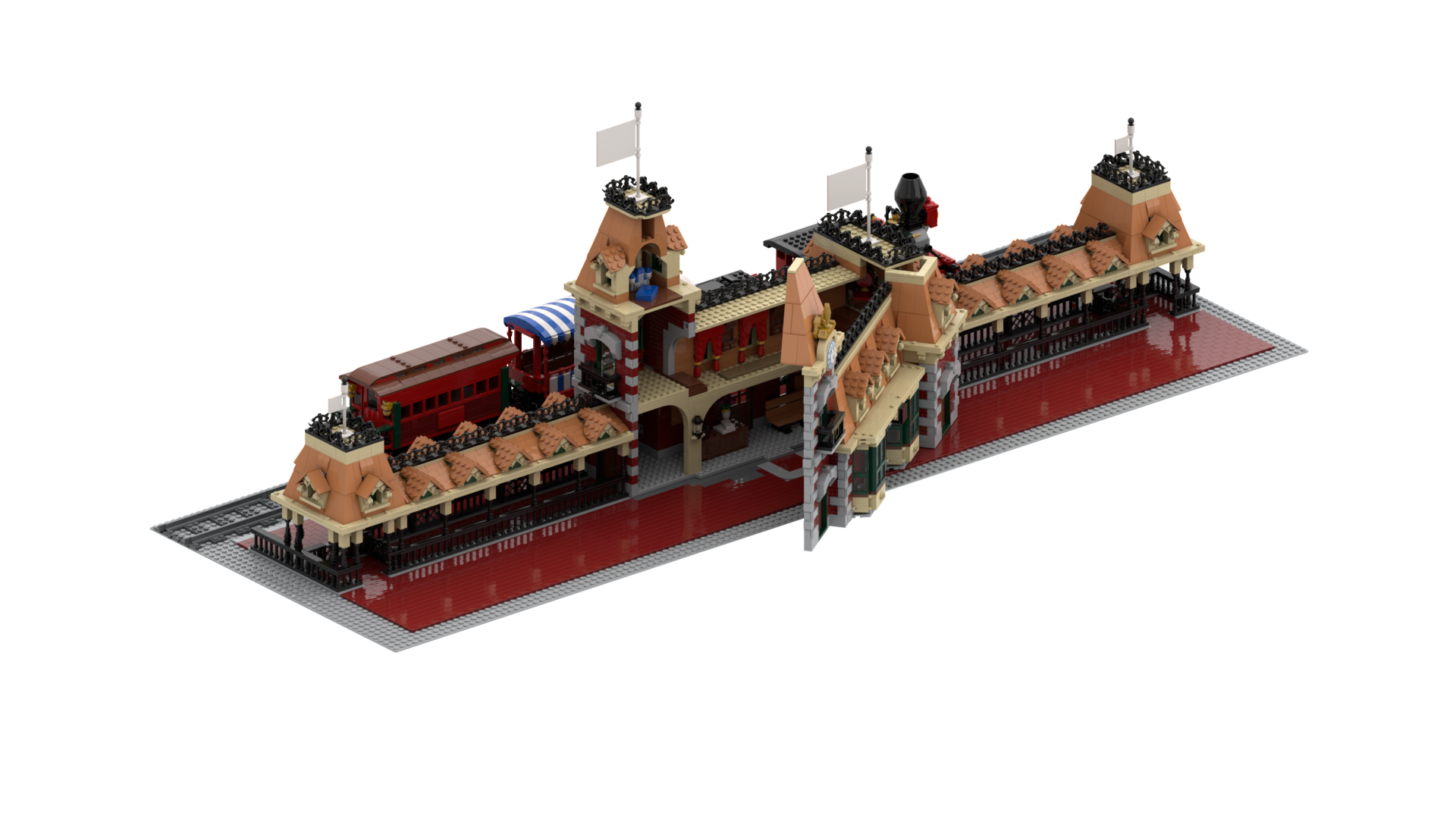 Modified Expanded Disneyland Train Station