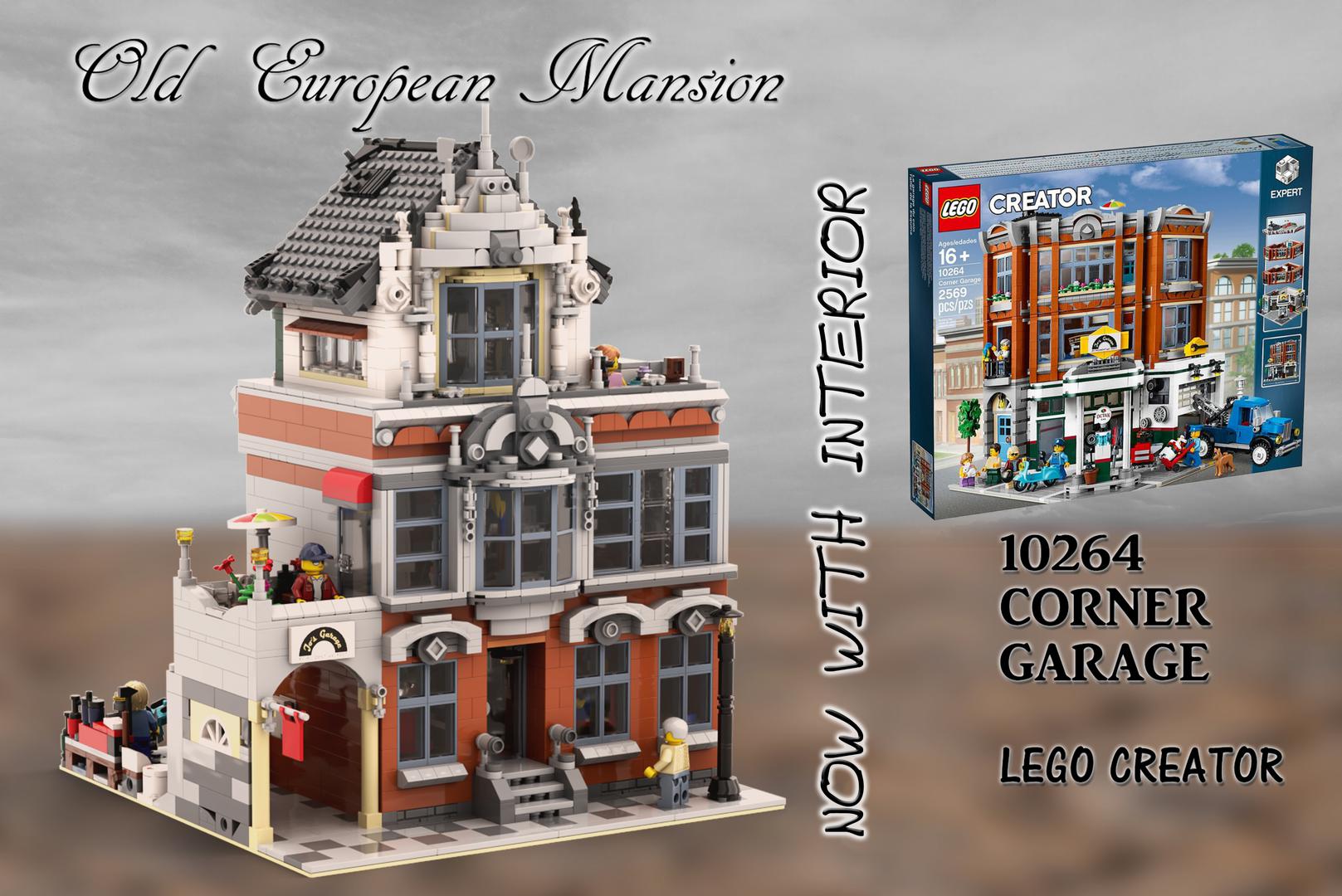 10264 - Old European Mansion with Interior V2