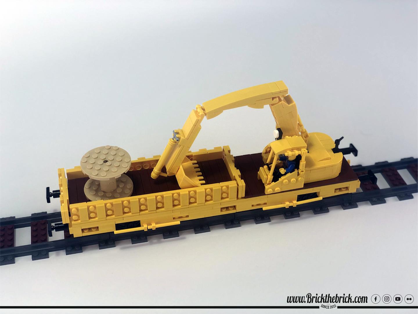 WAGON WITH ATLAS EXCAVATOR