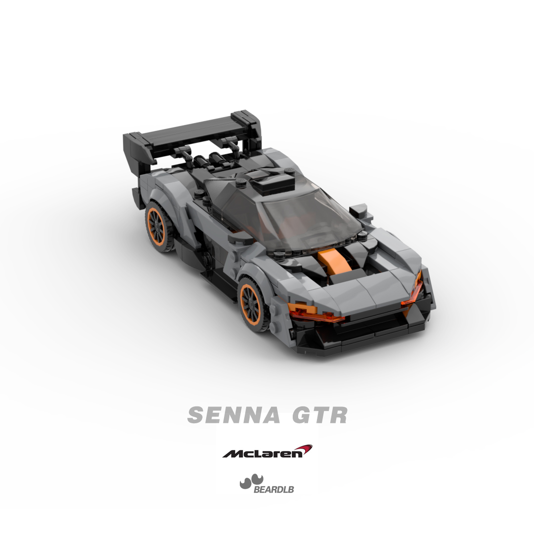 mclaren senna gtr gray speed champions