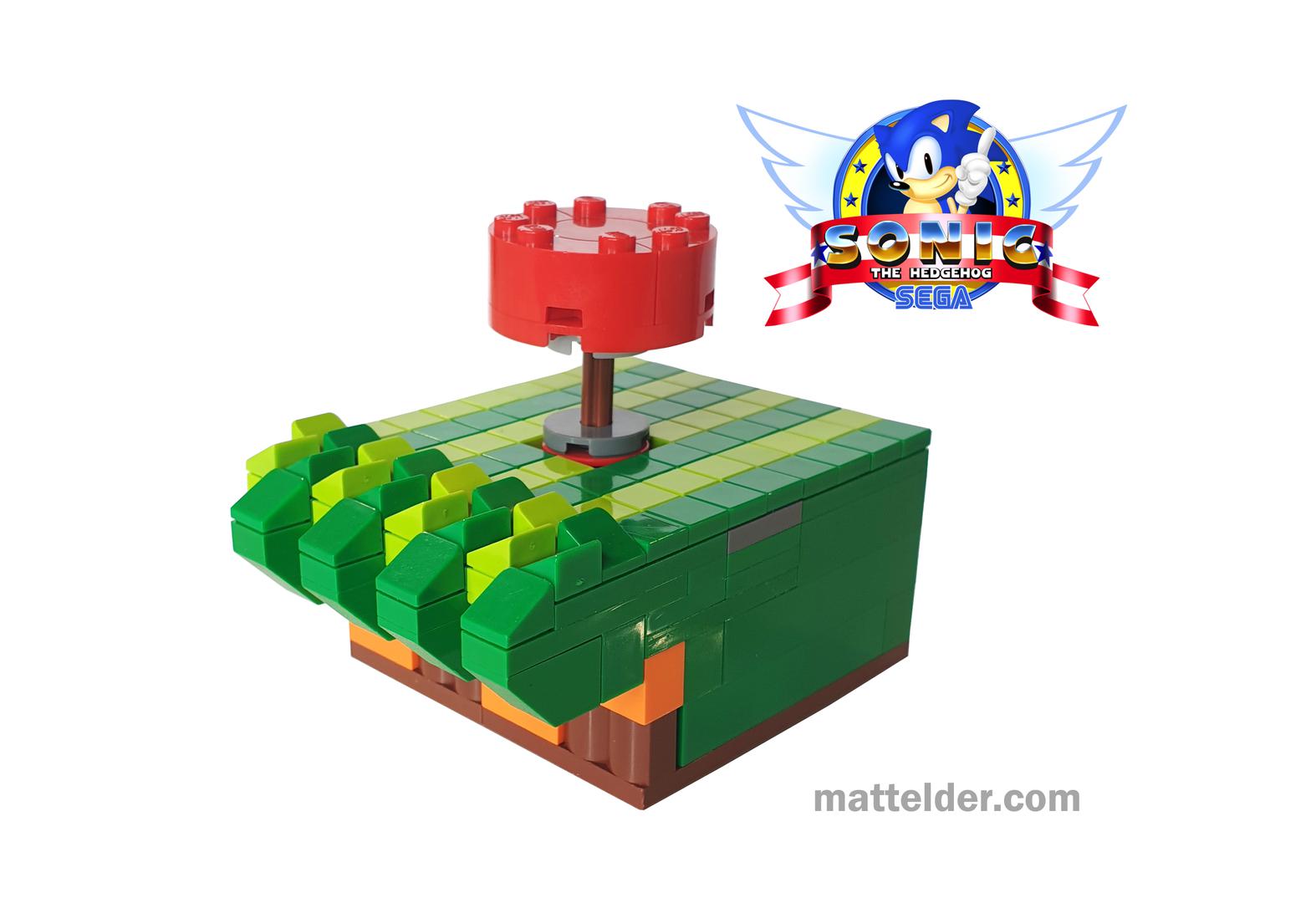 Sonic the Hedgehog: 8x8 Spring Platform: Green Hill Zone Modular