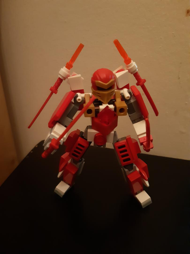 Red Ninja Ninjago Mini Mech Figure