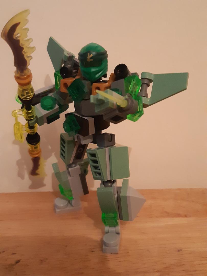 Green Ninja Ninjago Mini Mech Figure
