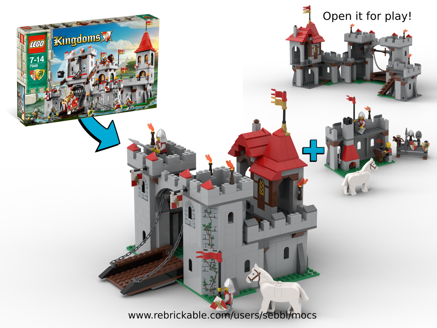 Red Lion's Fortress (from 7946-1)
