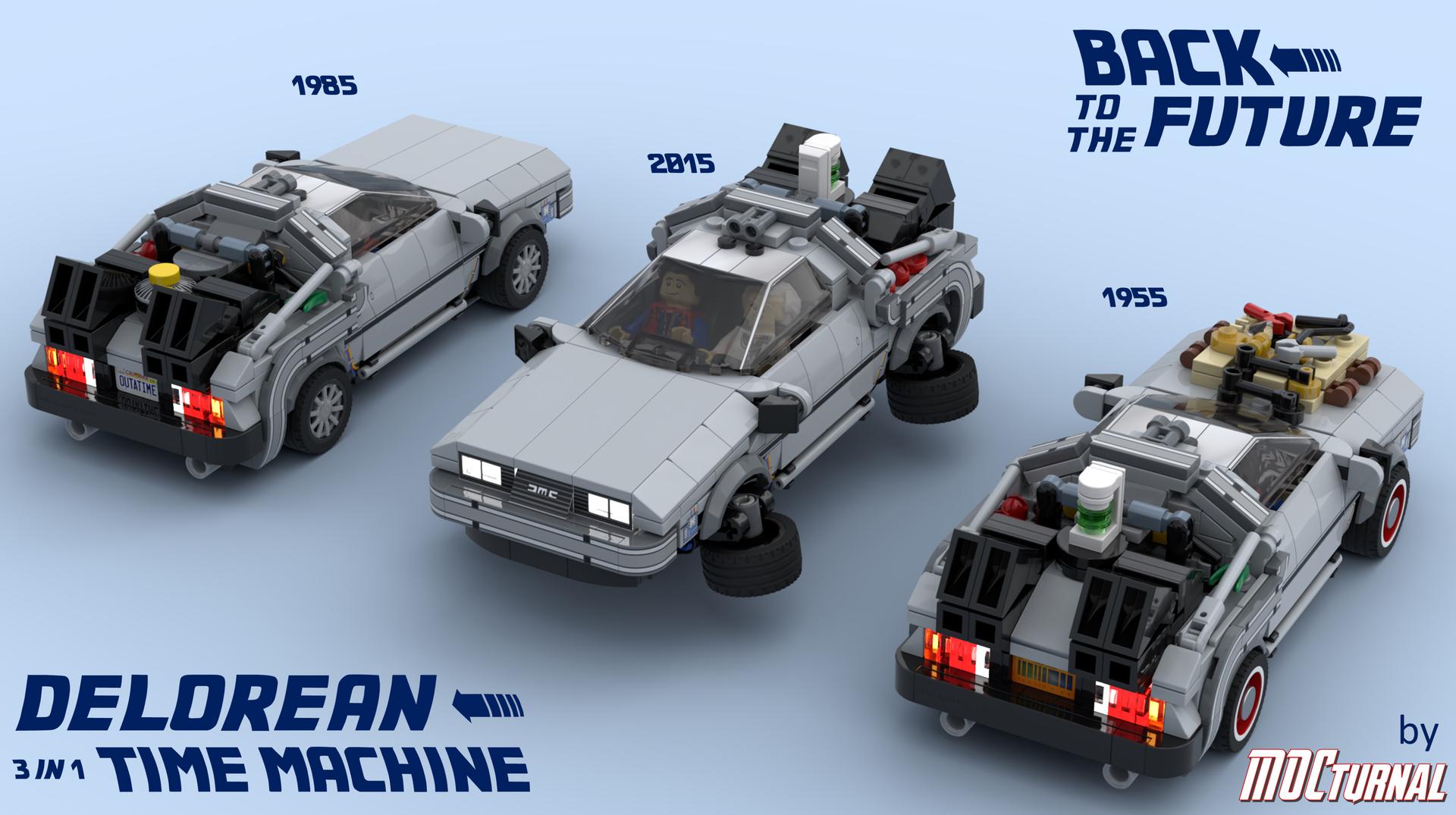 MOCturnal BTTF Series: DeLorean Time Machine 3 in 1
