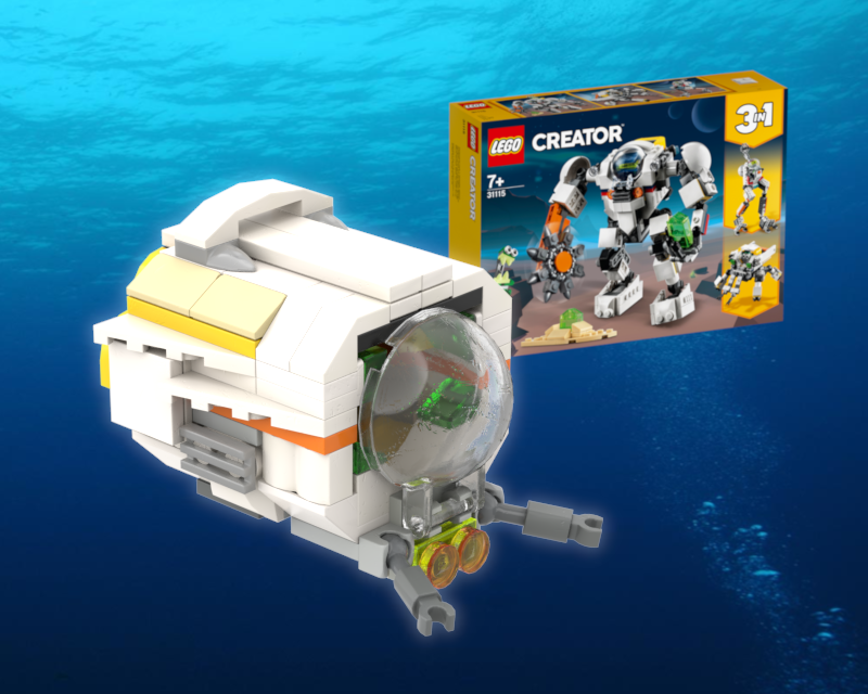 Research Submarine (31115 Alternate Build)