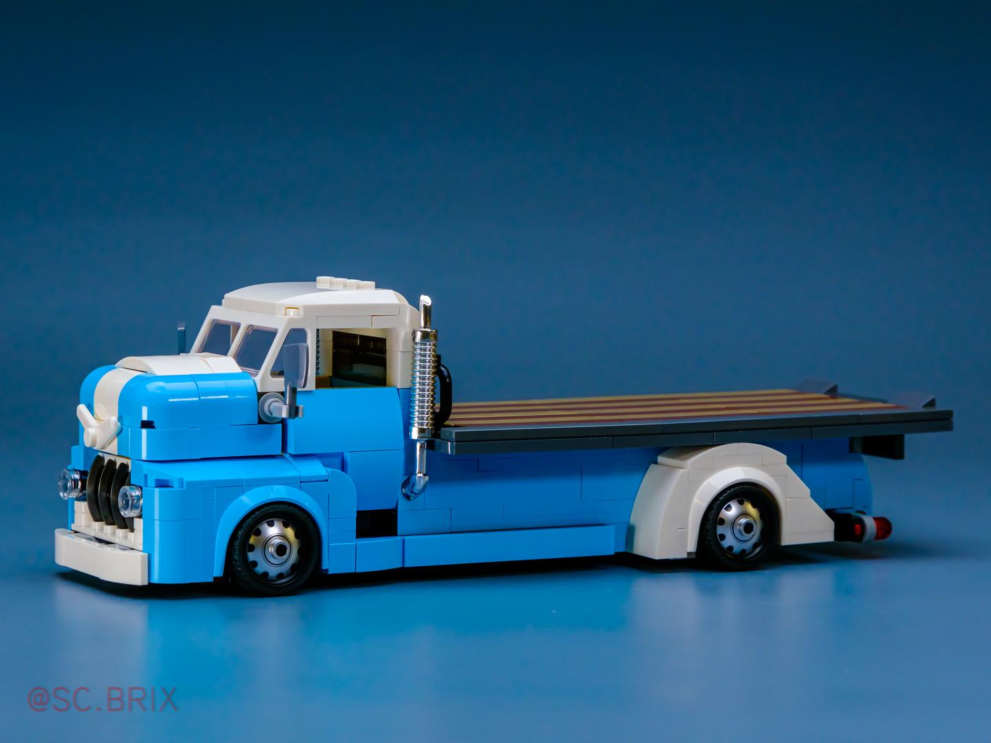 Classic COE flatbed tow truck