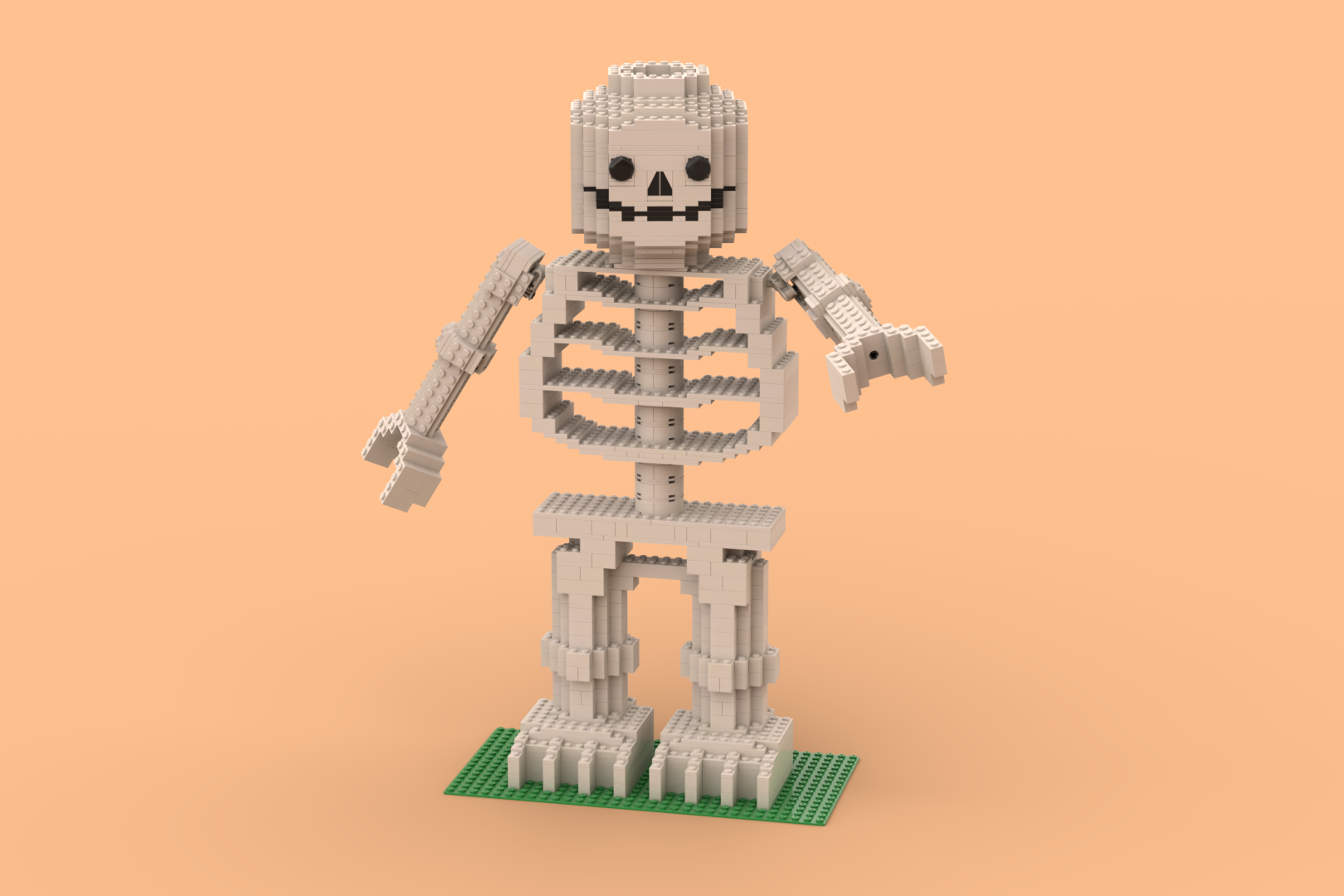Big Sculpture Skeleton