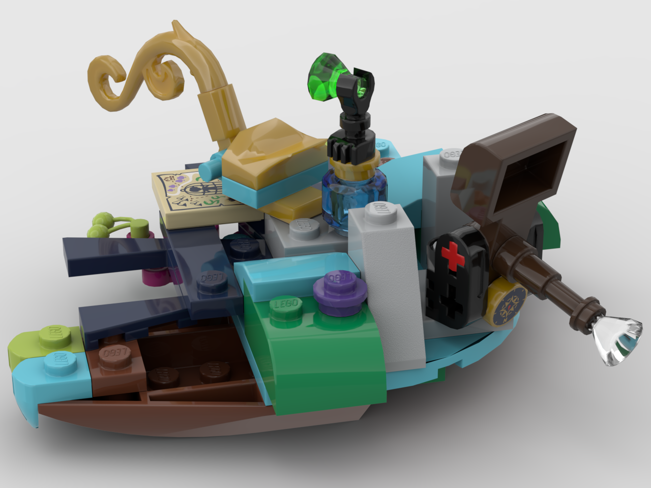 Laser spaceship (Elves)