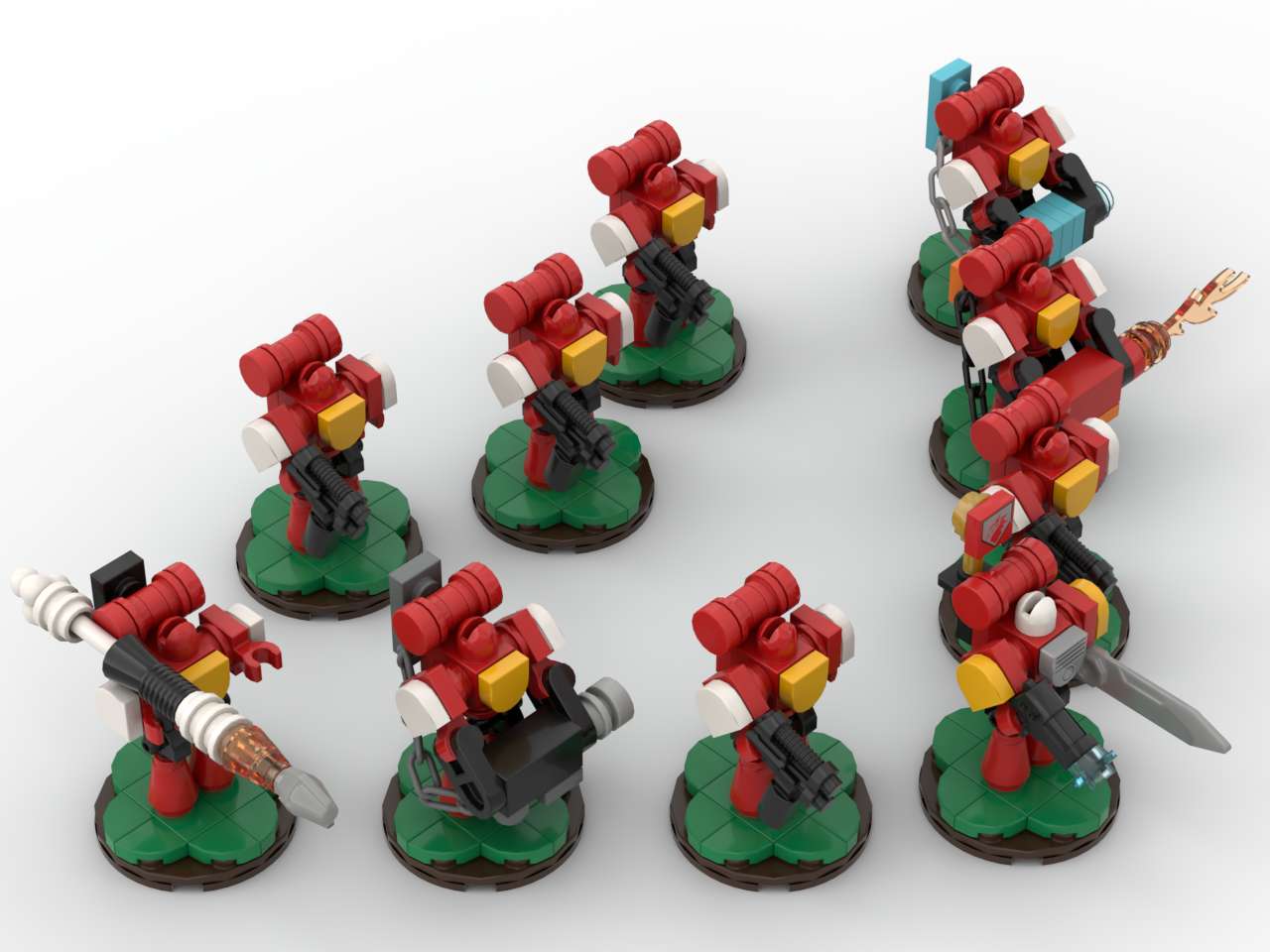 Warhammer 40k Space Marine Tactical Squad