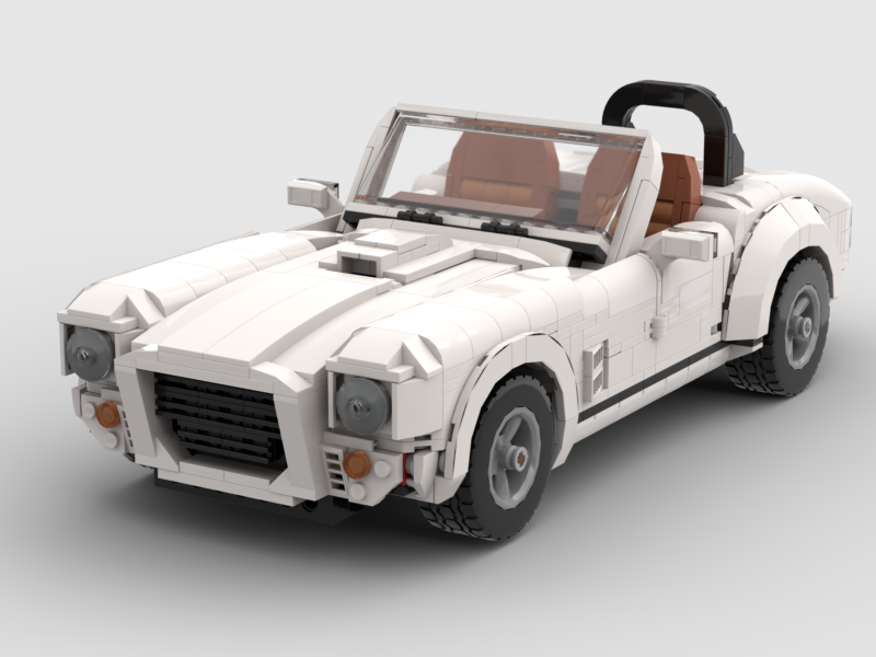 Front lights mod (Shelby Cobra 427 - the alternative build of regular LEGO set 10295 Porsche 911)