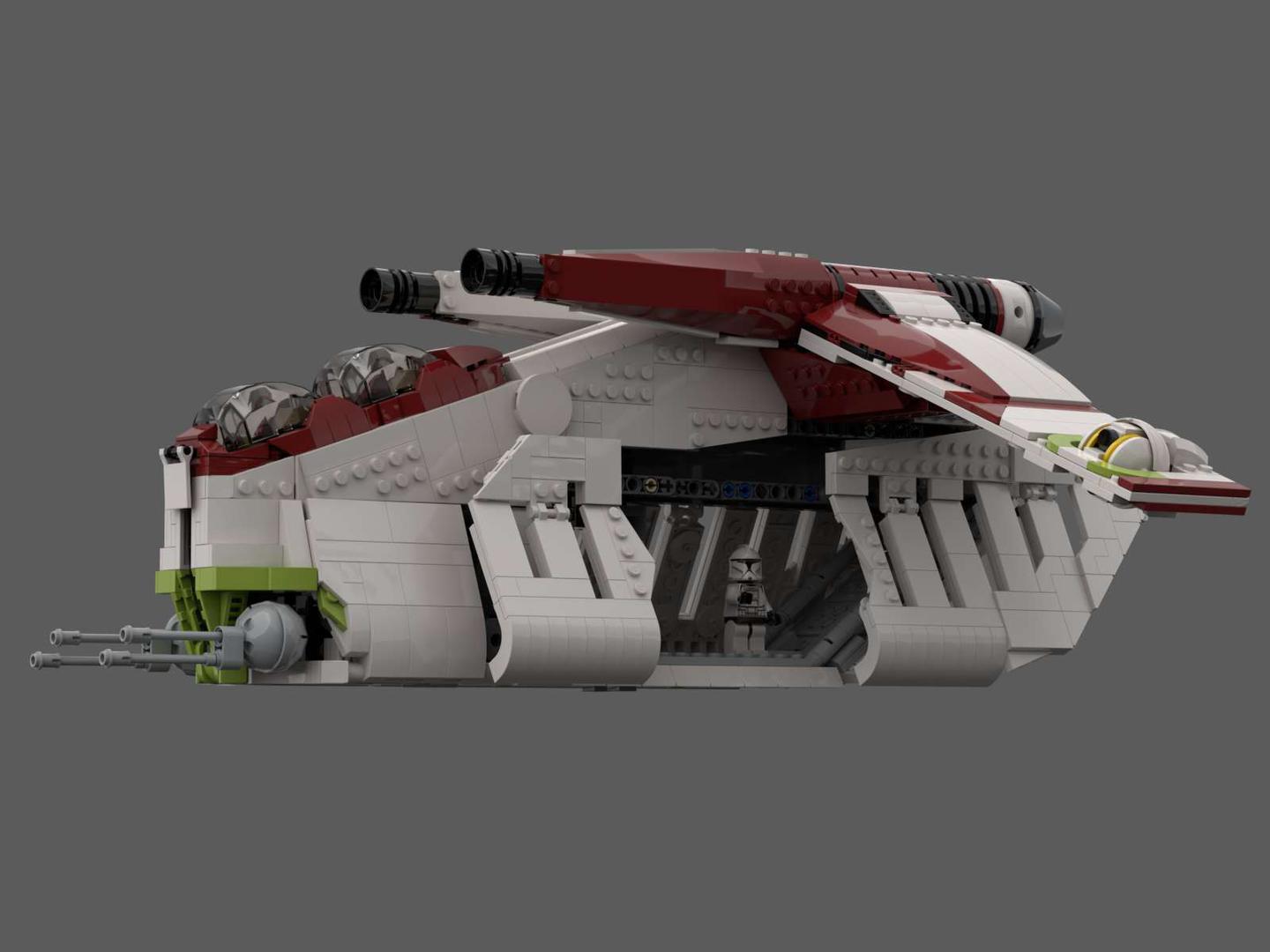 Republic Gunship Play Scale