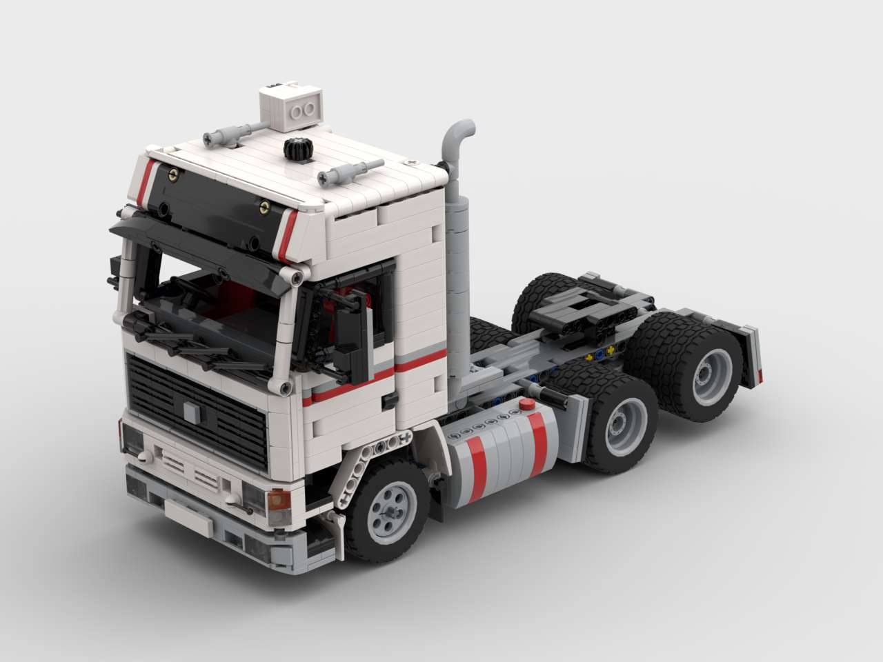 1990 Volvo F16 6x2 with Raiser axle