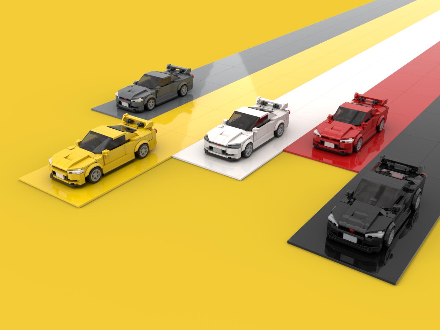 Nissan Skyline GT-R R34 v2 (multi-colour pack)