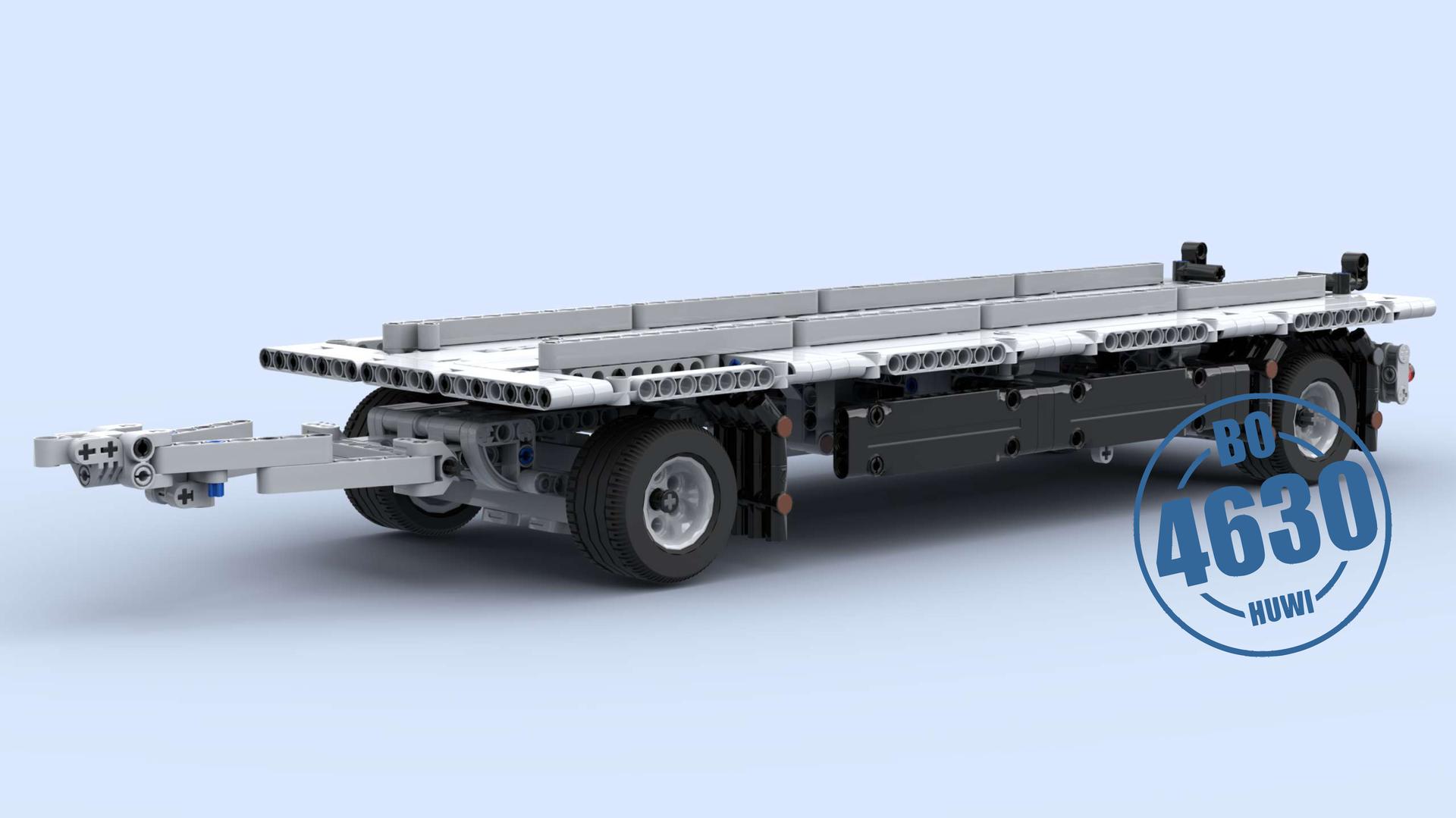 1:17 Drawbar Multifunctional Trailer for Hooklift/Skip Containers