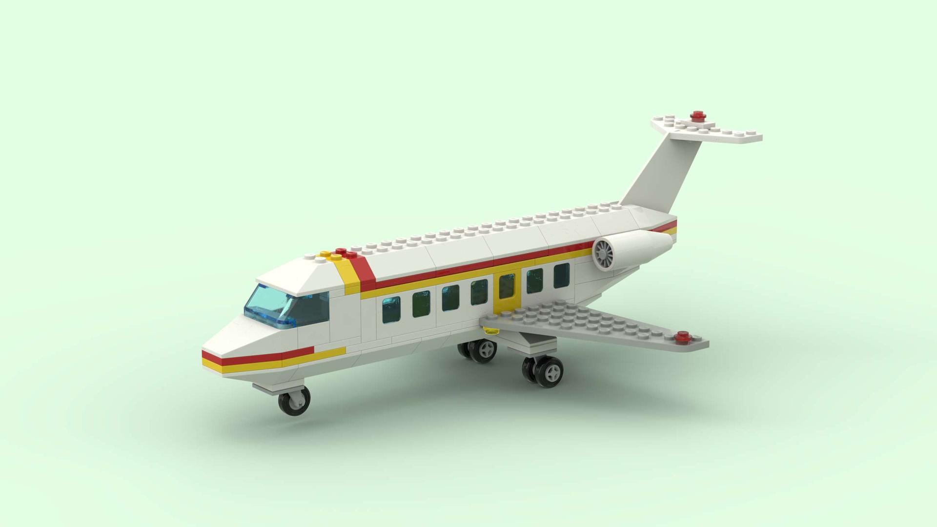 Legoland inspired aircraft
