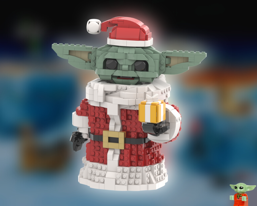 Grogu - Christmas Outfit (The Child - Set 75318 Mod)
