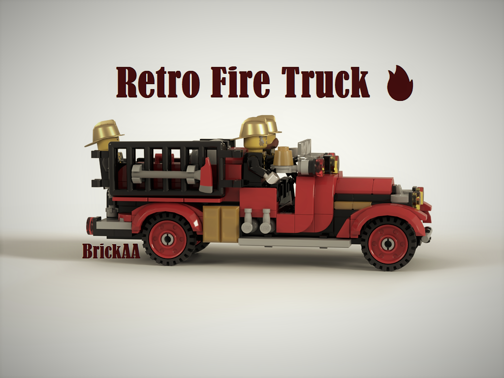 Retro fire truck